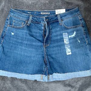 jean shorts highwaist
